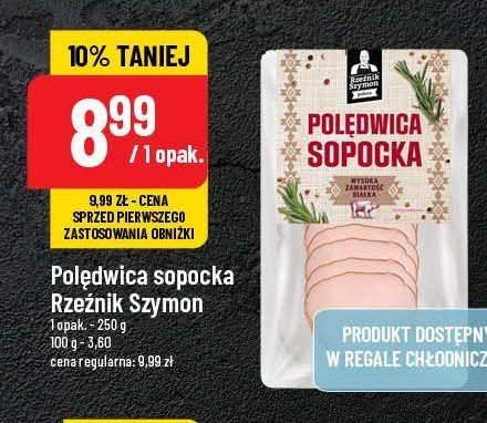 Poledwica sopocka Rzeźnik szymon poleca promocja