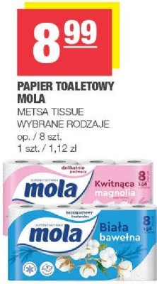 Papier toaletowy Mola promocja w SPAR