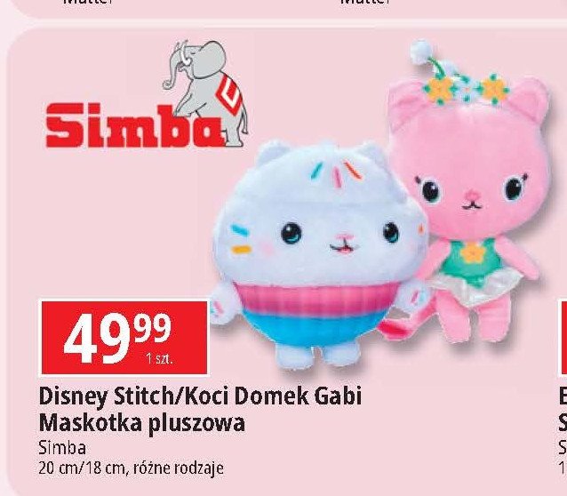 Maskotka koci domek gabi Simba promocja w Leclerc