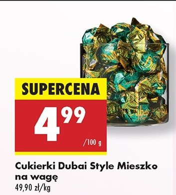 Cukierki dubai style Mieszko promocja w Biedronka