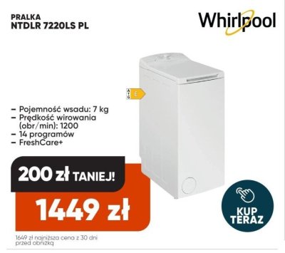 Pralka NTDLR 7220LS PL promocja w Max Elektro