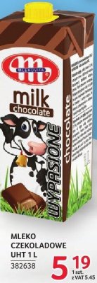 Mleko czekoladowe UHT Mlekovita 1L promocja w Selgros