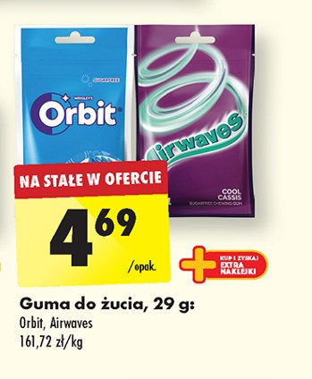 Guma do żucia peppermint saszetka Orbit promocja