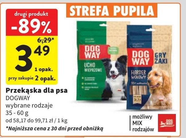 Przysmak dla psa harder wołowy Dogway promocja