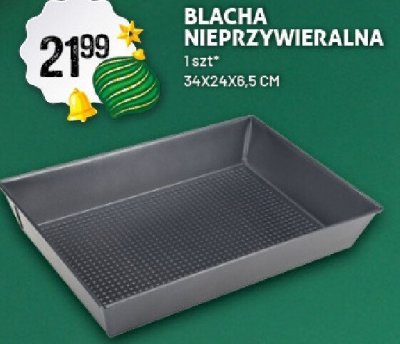 Blacha nieprzywieralna 34x24x6,5 cm promocja w Arhelan