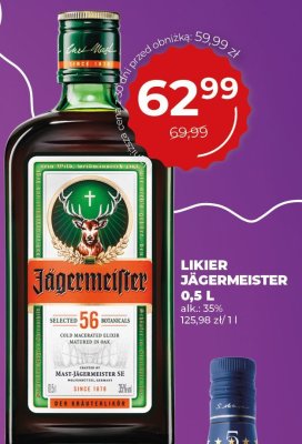 Likier promocja w Duży Ben