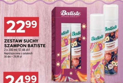 Zestaw suchy szampon Batiste różne rodzaje promocja w Stokrotka