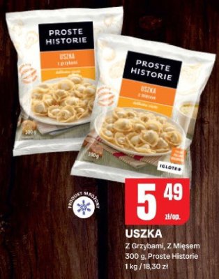 Uszka z grzybami z mięsem Proste Historie promocja w Chorten