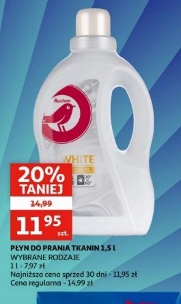 Płyn do prania white Auchan promocja