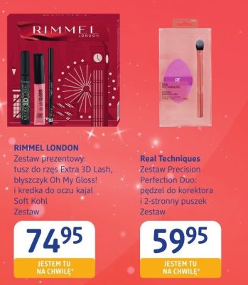 Zestaw prezentowy Real Techniques Precision Perfection Duo: pędzel do korektora i 2-stronny puszek promocja w Drogerie DM