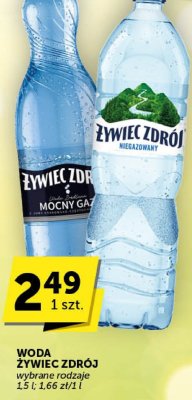 Woda ŻYWIEC ZDRÓJ promocja w Euro Sklep