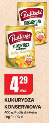 Kukurydza konserwowa Pudliszki promocja w Chorten