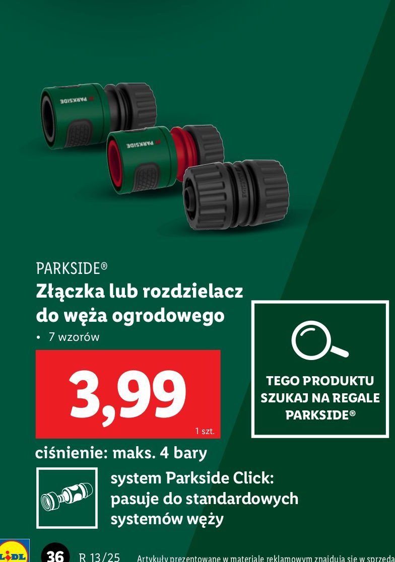 Rozdzielacz do nawadniania Parkside promocja w Lidl