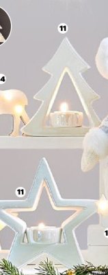 Świecznik dekoracyjny porcelanowy promocja w Netto