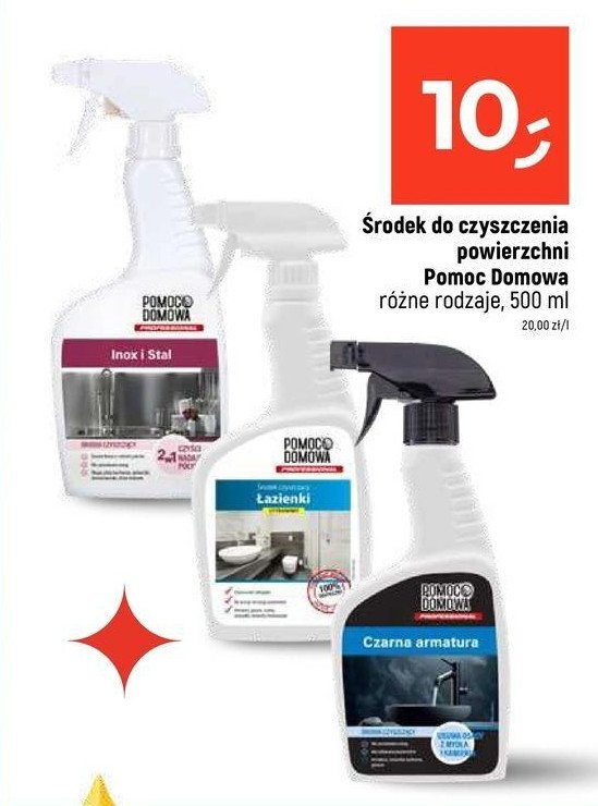 Płyn do czyszczenia czarnej armatury POMOC DOMOWA promocja w Dealz