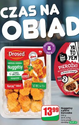 Nuggetsy z piersi kurczaka Drosed promocja w Dino