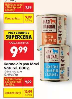 Karma dla psa 800 g, różne rodzaje promocja w Biedronka