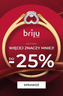 Biżuteria do -25% promocja w Briju