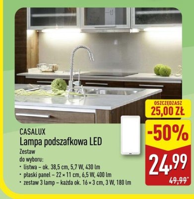 Lampa podszafkowa LED promocja w Aldi