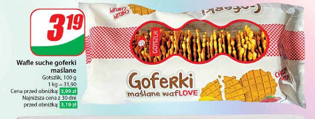 Goferki maślane Gotszlik promocja