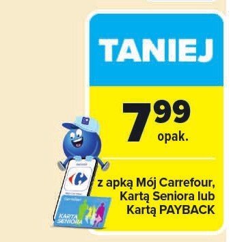 Napój Łańcuch Woda smakowa promocja w Carrefour Market