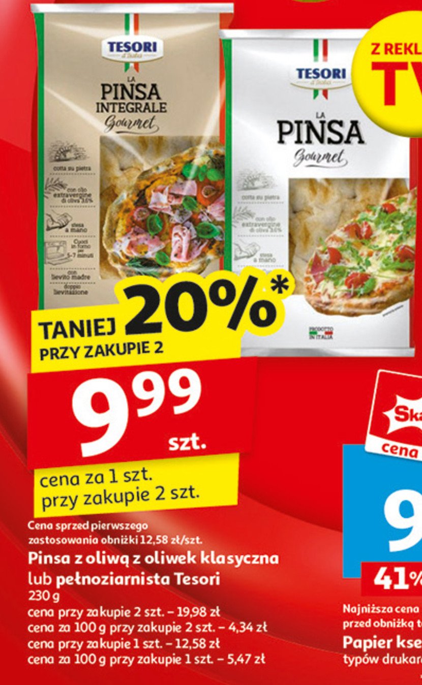 Pinsa gourmet Tesori d'italia promocja