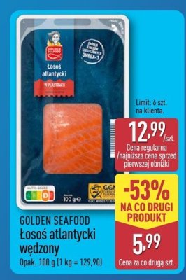 Łosoś atlantycki wędzony z pistacjami Deluxe promocja w Aldi