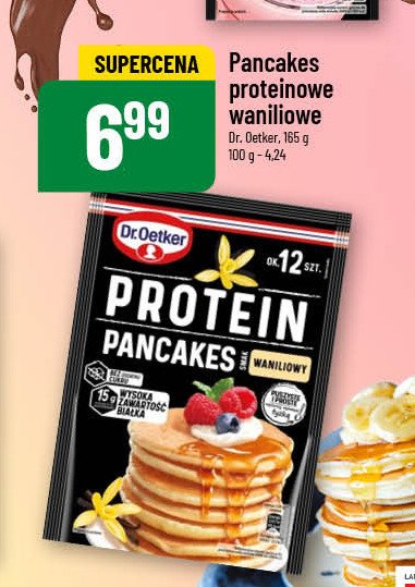 Pancakes waniliowe proteinowe Dr. oetker promocja