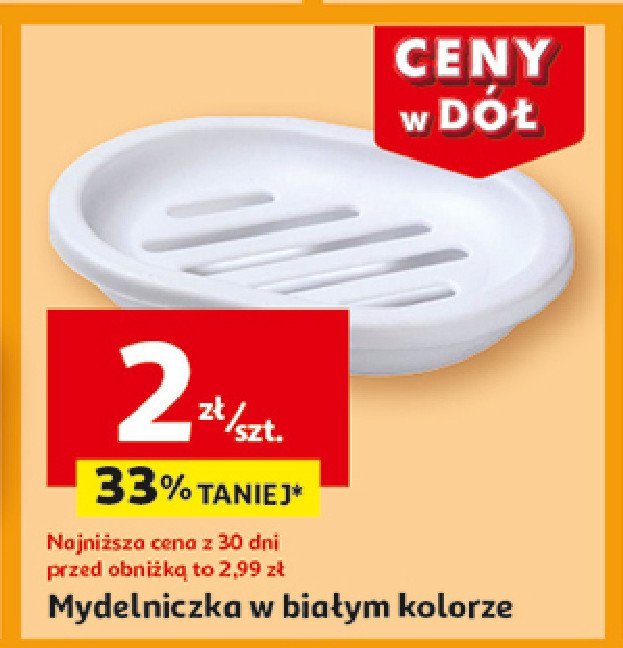 Mydelniczka biała promocja w Auchan