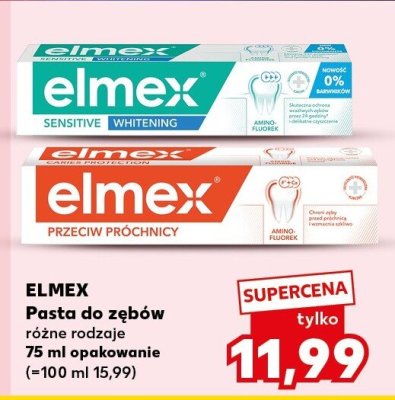 Pasta do zębów Elmex różne rodzaje 75 ml promocja w Kaufland