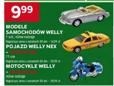 Samochód 1:34 Welly promocja