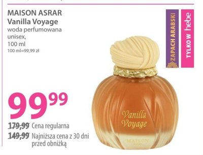 Woda perfumowana Vanilla Voyage unisex promocja w Hebe