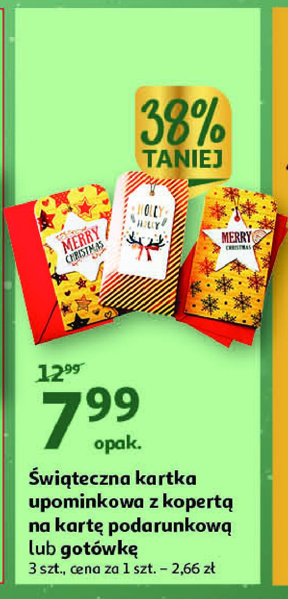 Kartka świąteczna promocja w Tedi