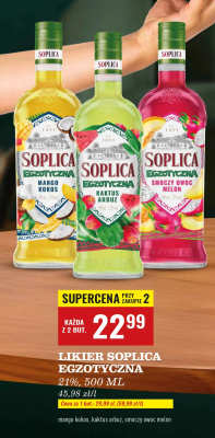 Likier Soplica Egzotyczna mango kokos promocja w Biedronka