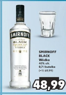 Wódka Smirnoff black promocja