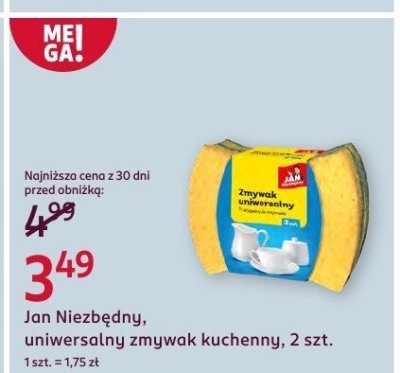 Zmywak kuchenny uniwersalny Jan Niezbędny promocja w Rossmann