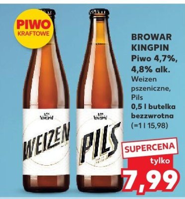 Piwo Weizen pszeniczne promocja w Kaufland
