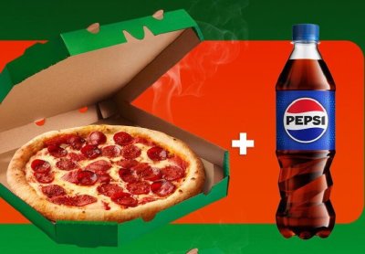 Pizza + Pepsi 0,5 l promocja w Żabka