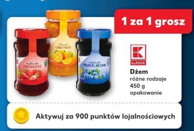 Dżem różne rodzaje promocja w Kaufland