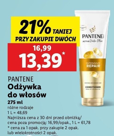 Balsam do włosów Pantene pro-v repair promocja