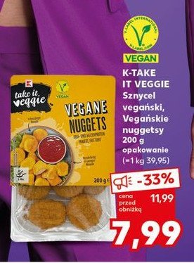 Sznycle wegańskie K-take it veggie promocja