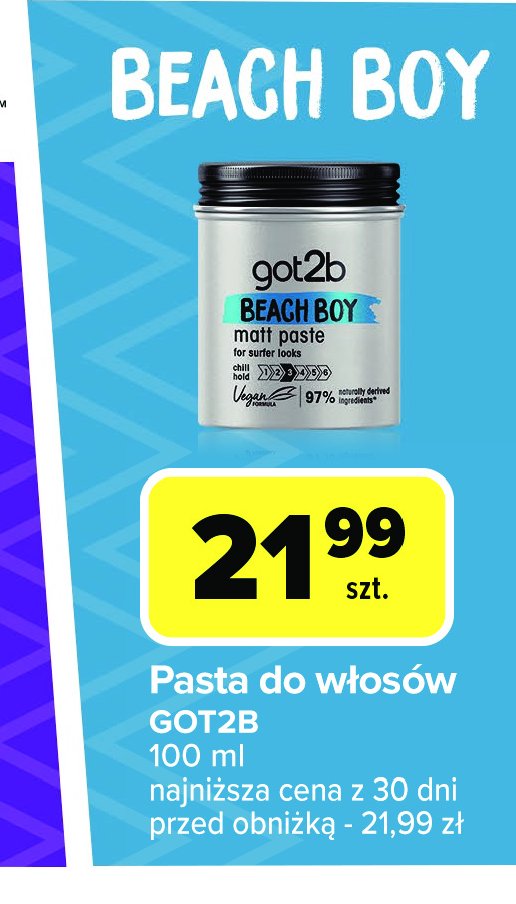 Pasta do stylizacji Got2b beach boy promocja