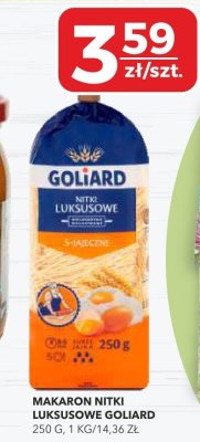 Makaron nitki luksusowe Goliard 5-jajeczne promocja w Top Market