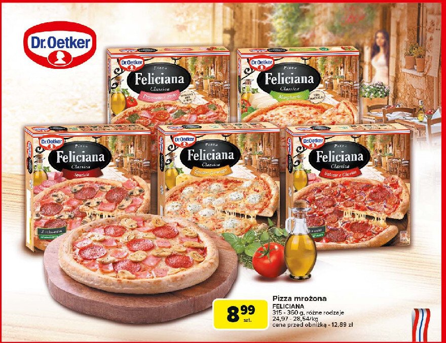 Pizza quattro formaggi Dr. oetker feliciana promocja w Carrefour