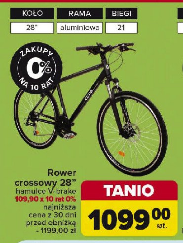 Rower cross 28" promocja