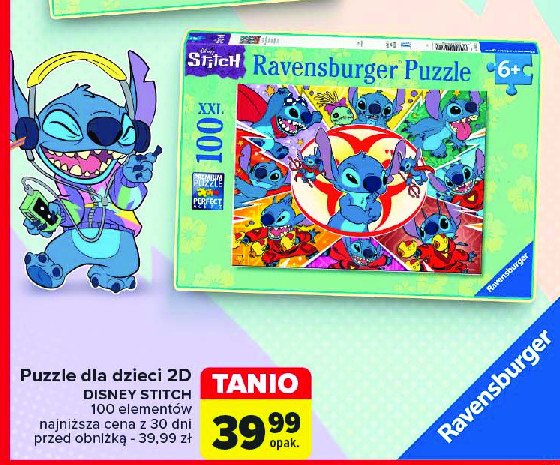 Puzzle 100 elementów Ravensburger promocja