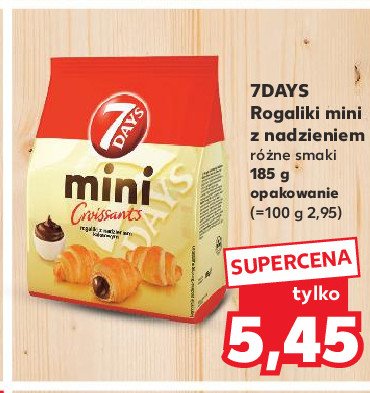 Mini rogaliki z nadzieniem kakaowym 7 days promocja