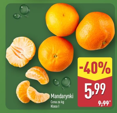 Mandarynki promocja w Aldi