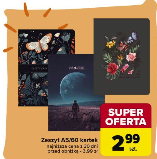 Zeszyt a5/60 kartek promocja