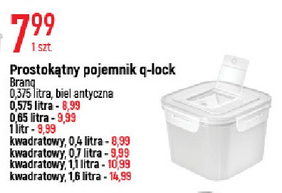 Pojemnik q-lock 1.6 l Branq promocja